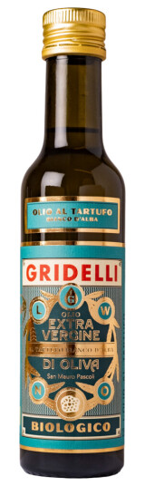 Gridelli Olivenolje Al Tartufto Bianco d`alba 250 ml Gridelli Olivenolje Al Tartufto Bianco d`alba 250 ml