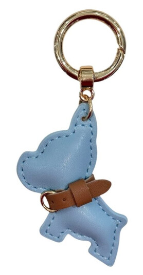 DARK Puppy Bag Charm Blue