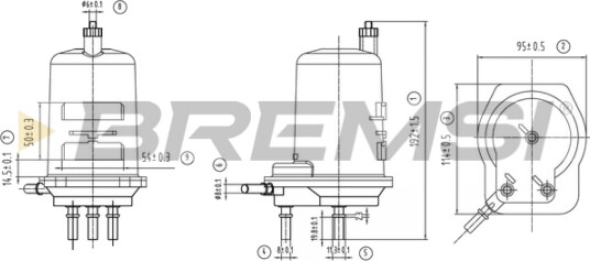 Drivstoffilter BREMSI FE0776 Drivstoffilter BREMSI FE0776