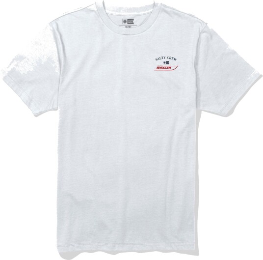 Salty Crew Men"s Whaler Chase Ss Tee White M