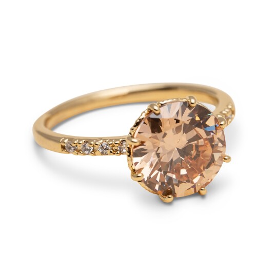 Lily and Rose Elenora ring   Champagne Guld 19 mm