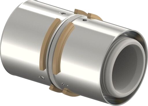 Uponor 50x50 mm Skjøtekobling med Presshylse og Lekkasjeindikering Uponor 50x50 mm Skjøtekobling med Presshylse og Lekkasjeindikering