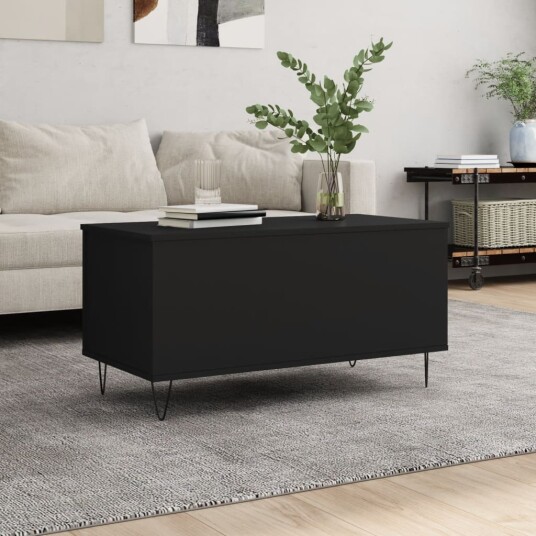 Salongbord svart 90x44,5x45 cm konstruert tre 8721012112841