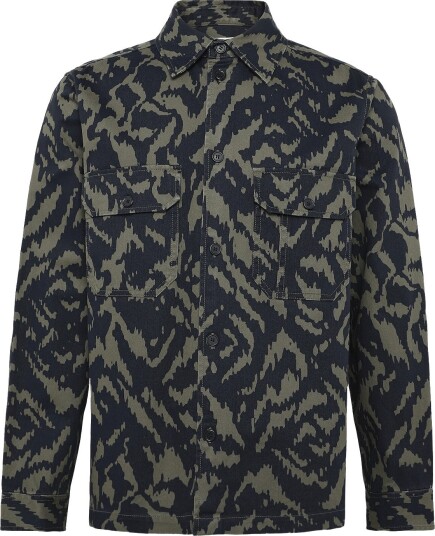 WOOD WOOD Wwclay Overshirt 25461 Navy L