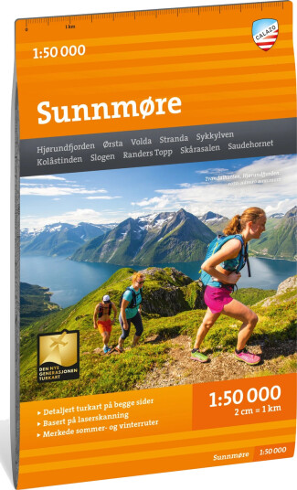 Calazo Turkart Sunnmøre 1:50 000 Calazo Turkart Sunnmøre 1:50 000