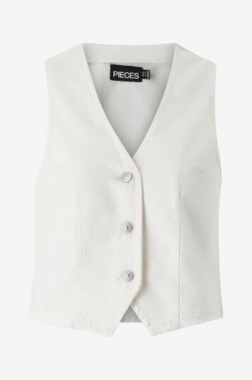 pieces Vest pcSky Vest Hvit
