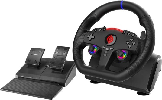 Subsonic Superdrive 270 GT 5 Ratt + Pedaler PC PS4 PS5 Xbox One Xbox Series S/X Nintendo Switch/Switch 2 270° SA5721 2