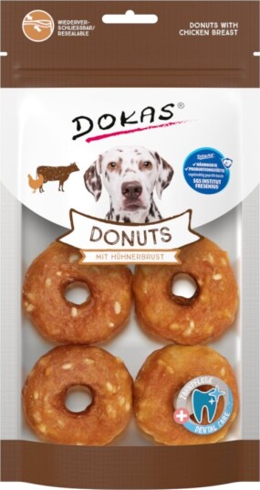 Dokas Donuts Med Kyllingbryst 160 G Dokas Donuts Med Kyllingbryst 160 G