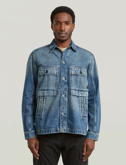 G Star Mosa Overshirt Blue S