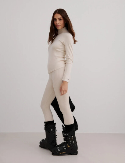 aim´n Ribbed Wool Leggings - Cream - M