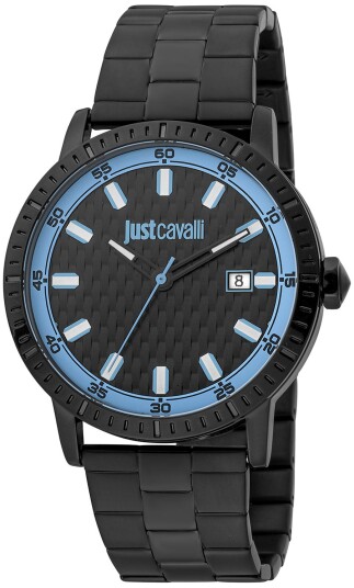 Just Cavalli Herreklokke JC1G216M0075 Classic Sort/Stål Ø42 mm Just Cavalli Herreklokke JC1G216M0075 Classic Sort/Stål Ø42 mm