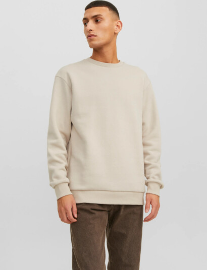 Jack & Jones Jjebradley Sweat Crew Noos - Cream - XXL