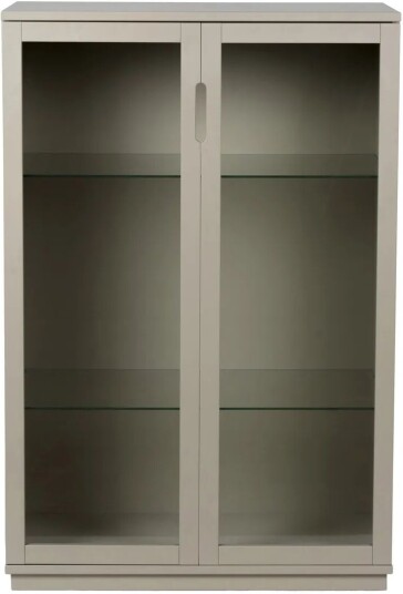 Mavis Aoko vitrineskap 120 cm Beige