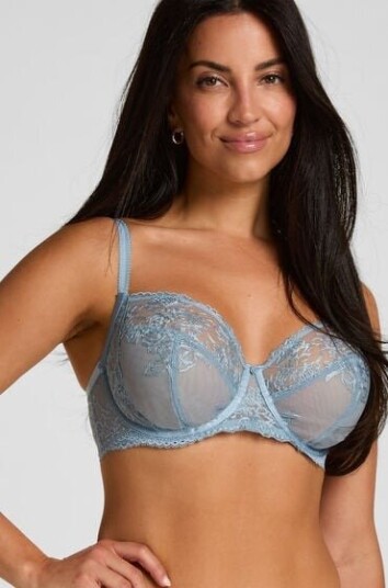 Hunkemöller Ikke Polstret BH Med Bøyle Nola Blå