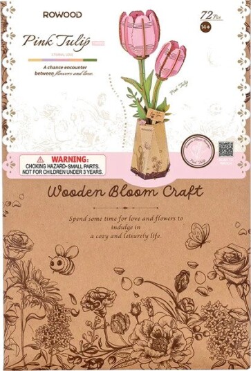 Blomst Rowood Rosa tulipan