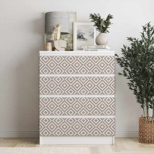 Selvklebende Klistremerker – Ikea Malm Dekaler / Velg Størrelse / Diamant Stein