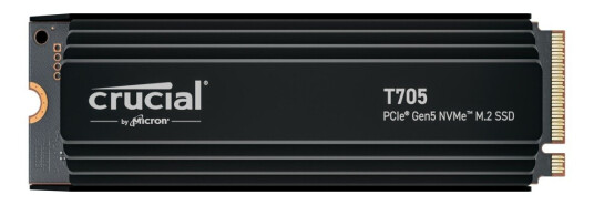 Crucial T705 2TB M.2 PCIe 5.0 SSD med varmespreder - Solid State Drive Crucial T705 2TB M.2 PCIe 5.0 SSD med varmespreder - Solid State Drive