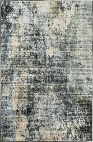Flatvevd teppe Bechar svart/multi Størrelse: 150 x 230 cm