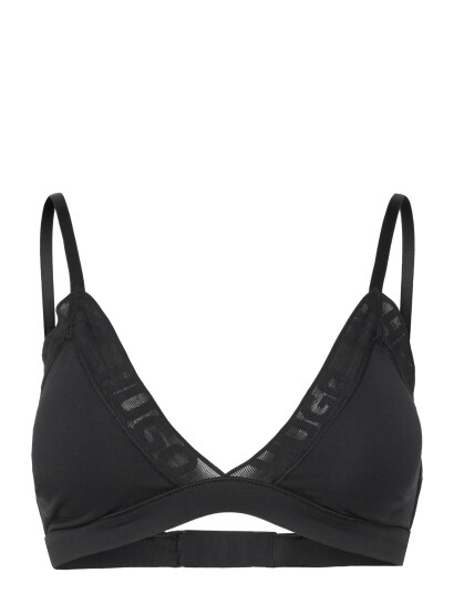 HUGO Mesh Logo Triangle P   Black   XS