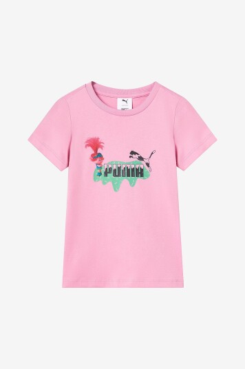 Puma T skjorte Puma X Trolls Tee Rosa Puma T skjorte Puma X Trolls Tee Rosa