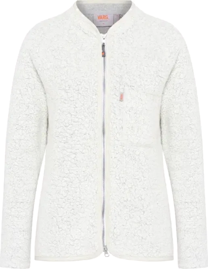 Varg Women'S Styrsö Wool Zip Jersey Off White M Varg Women'S Styrsö Wool Zip Jersey Off White M
