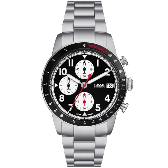 Fossil Sport Tourer FS6045 - Herre - 42 mm - Analog - Kvarts urverk - Mineralglas Fossil Sport Tourer FS6045 - Herre - 42 mm - Analog - Kvarts urverk - Mineralglas