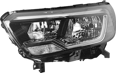 VAN WEZEL 4414961 Frontlykter