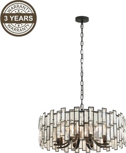 Domoletti Pendellampe Luminaire 2200027L 8Xe14 Gull