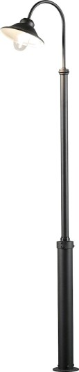 Konstsmide Vega lyktestolpe E27 svart inkl stolpe 240 cm. 560-750 Konstsmide Vega lyktestolpe E27 svart inkl stolpe 240 cm. 560-750