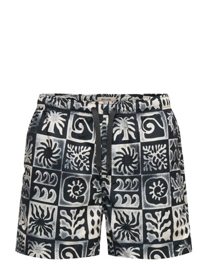 ONLY & SONS Onsprint Pack Swim Short Aop Black S
