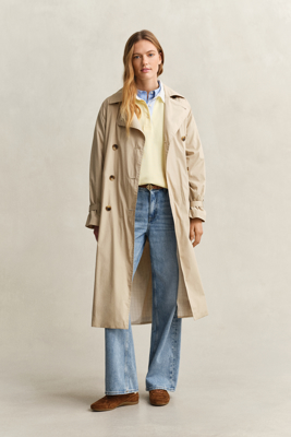 Gant Lett trenchcoat OAT BEIGE XXL Gant Lett trenchcoat OAT BEIGE XXL