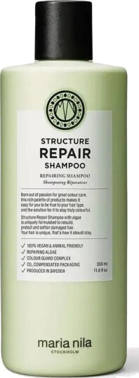 Maria Nila Structure Repair Sjampo 350ml for Tørt og Skadet Hår Maria Nila Structure Repair Sjampo 350ml for Tørt og Skadet Hår