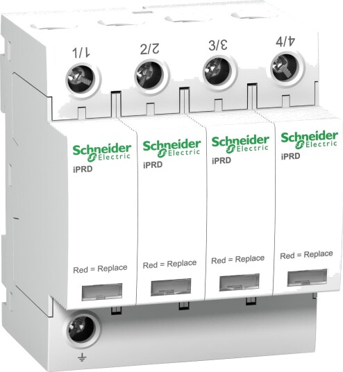 Schneider Electric Overspenningsvern Type 2 + 3 4P 4 Moduler A9L08400
