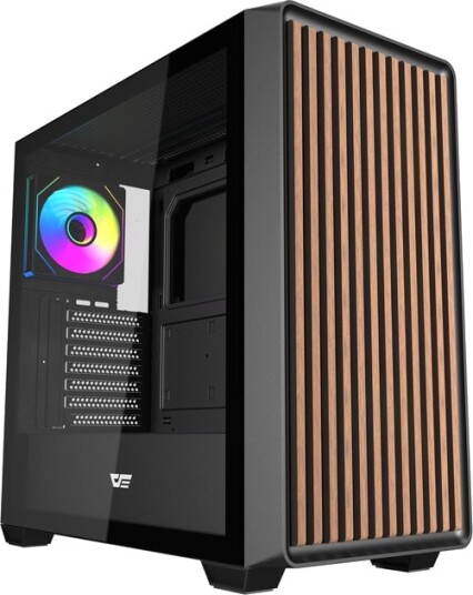 Darkflash DS900WD ATX Computer Case with 4 Fans Kabinett Svart