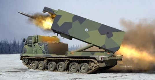 Trumpeter 1/35 M270/A1 Multiple Launch Rocket System - Finland/Netherlands