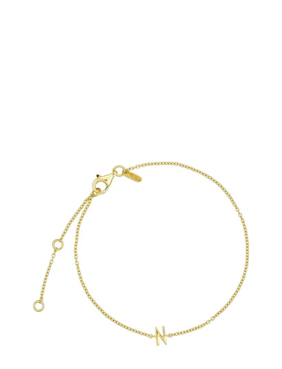 DESIGN LETTERS Archetype Bracelet   A Z Gold Plated |Guld |L:21 cm