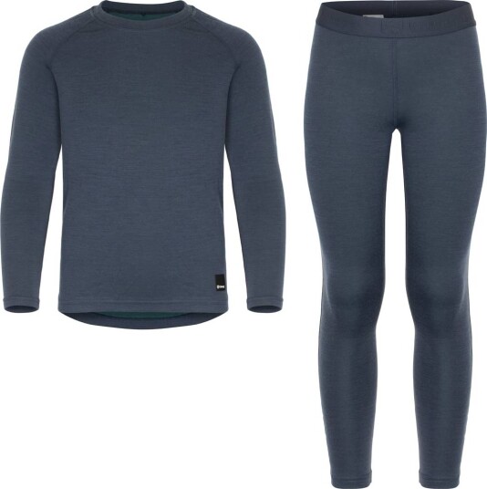 Urberg Juniors' Selje Merino-Bamboo Set Blue Nights/Mediterranea 122/128 Urberg Juniors' Selje Merino-Bamboo Set Blue Nights/Mediterranea 122/128