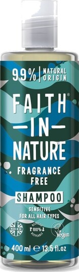 Faith In Nature Fragrance Free  Shampoo 400 ml