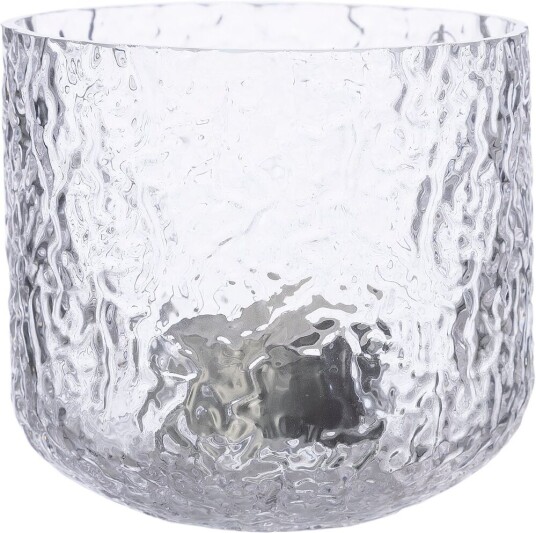 Ernst Mønstret Lyslykt Cylinderformet Ø10cm Glass
