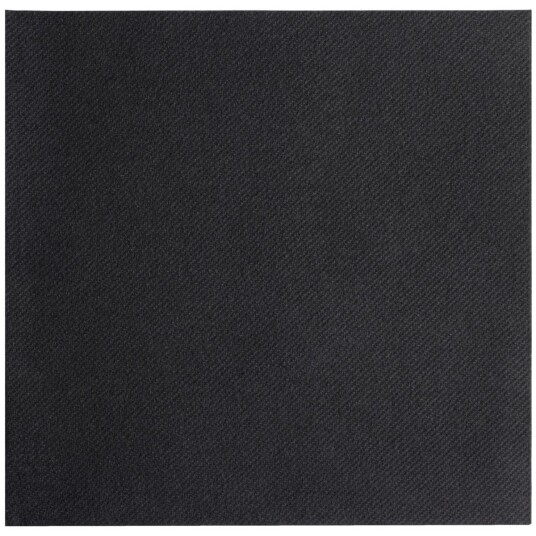 GARCIA DE POU Serviett Arla 40x40cm; 20x20 cm (BxL); Svart; 100 Stykk / Forpakning