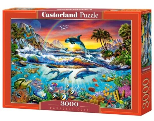 Castorland Paradise Cove 3000 pcs Puslespill stykker Fe
