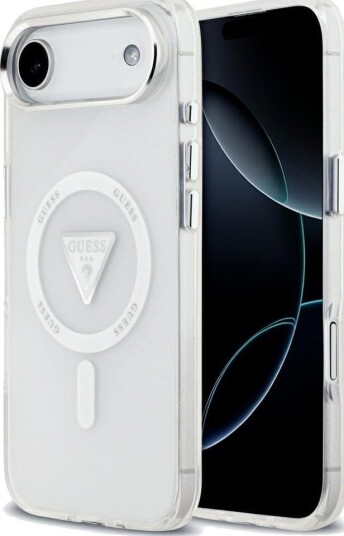 Guess Gradient Triangle Logo MagSafe Mobildeksel til iPhone Air - Gjennomsiktig