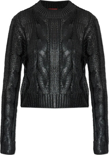 Diesel Dame Strikkevarer Svart M,