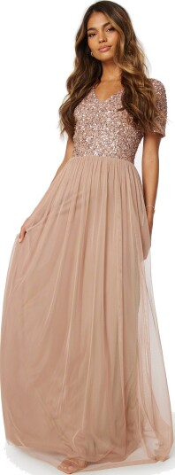 Angeleye Short Sleeve Sequin Dress Angeleye Short Sleeve Sequin Dress