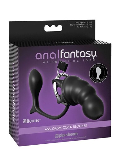 Anal Fantasy Elite Collection Anal Fantasy Ass-Gasm Kysthetsbelte med Buttplug - Svart - Svart Anal Fantasy Elite Collection Anal Fantasy Ass-Gasm Kysthetsbelte med Buttplug - Svart - Svart
