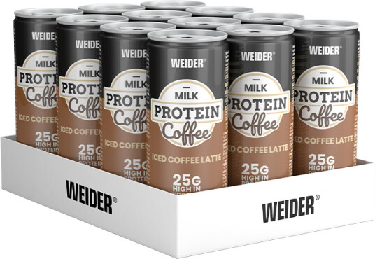 12 x Weider Protein shake 250 ml Coffee