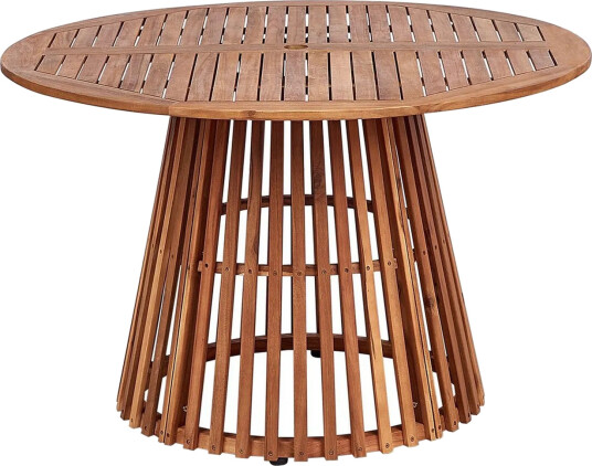Runt bord Beliani Agello Light wood