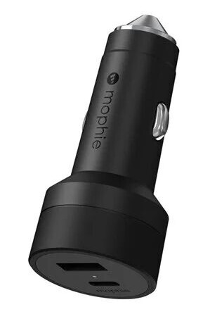 Mophie car power adapter - USB 24 pin USB-C - 42 Watt