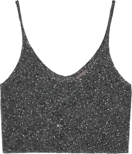 Heyanno Mmhvenetia Knit Top Silver M/L