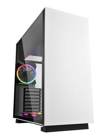 Sharkoon PURE STEEL - Kabinett - Tower - Hvit Sharkoon PURE STEEL - Kabinett - Tower - Hvit